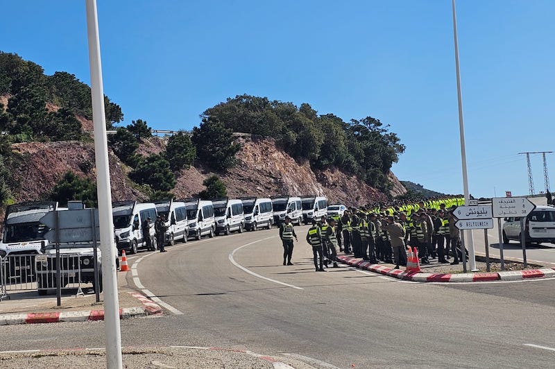 تعزيزات أمنية مشددة ببليونش لمواجهة محاولات التسلل نحو سبتة